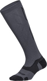 Kuva 2XU Vectr Light Cushion pitkävartiset sukat, harmaa/musta