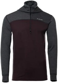 Kuva Aclima LightWool 180 Hoodie M's Chocolate Plum / Marengo