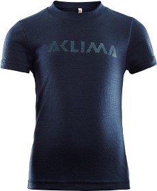 Kuva Aclima LightWool T-shirt Children, Navy Blazer
