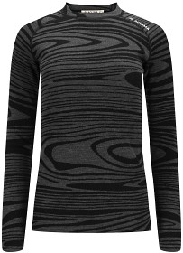 Kuva Aclima WarmWool Crewneck naisten kerrastopaita, Black Motion