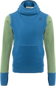 Kuva Aclima WarmWool Hoodsweater lasten kerrastopaita, Corsair/Dill