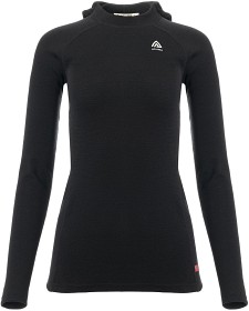 Kuva Aclima WarmWool Hoodsweater V2 naisten merinohuppari, Jet Black