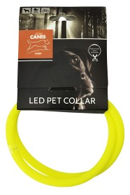 Kuva Active Canis USB Led Collar koiran heijastinpanta, Yellow