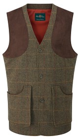 Kuva Alan Paine Combrook Tweed Shooting Waistcoat ampumaliivi, Teak