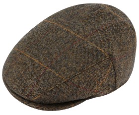 Kuva Alan Paine Combrook Waterproof Tweed Cap lätsä, Teak