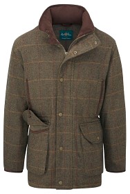 Kuva Alan Paine Combrook Waterproof Tweed Shooting Field Coat takki, Teak