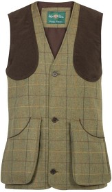 Kuva Alan Paine M's Rutland Tweed Shooting Waistcoat Dark Moss