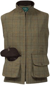 Kuva Alan Paine M's Rutland Tweed Waistcoat Dark Moss