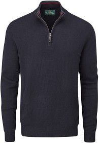 Kuva Alan Paine Streetly 1/2 Zip Mock Neck villapaita, Navy