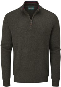 Kuva Alan Paine Streetly 1/2 Zip Mock Neck villapaita, Seaweed