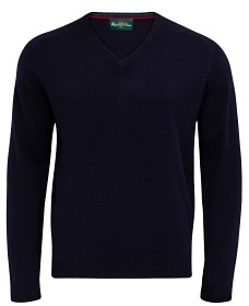 Kuva Alan Paine Streetly V-Neck Pullover villapaita, Navy