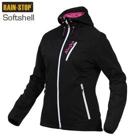 Kuva Alaska Meade Naisten Softshell-takki Musta