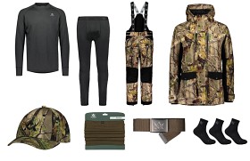 Kuva Alaska Tundra -miesten metsästyspuku, BlindMax HD, Silver-paketti