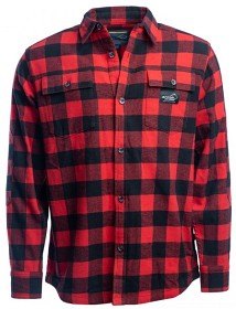 Kuva Arrak Flannel Shirt Red/Black -flanellipaita, punamusta