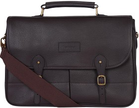 Kuva Barbour Leather Briefcase Unisex laukku, Dark Brown