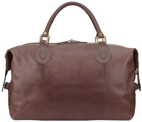 Kuva Barbour Leather Medium Travel Explorer Bag laukku, Dark Brown