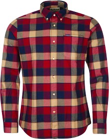 Kuva Barbour Valley Tailored Shirt pitkähihainen paita, punainen