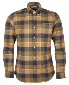Kuva Barbour Valley Tailored Shirt pitkähihainen paita, Stone