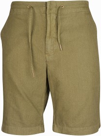 Kuva Barbour Linen Cotton Mix Short shortsit, Military Green