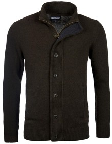 Kuva Barbour Patch Zip neuletakki, ruskea