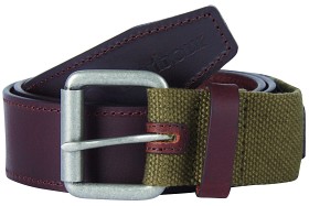 Kuva Barbour Webbing/Leather Belt Olive/Brown