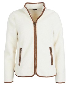 Kuva Barbour Lavenham Fleece naisten fleecetakki, valkoinen