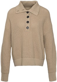 Kuva Barbour Woodside Knit naisten pusero, Oatmeal/Hessian Tart