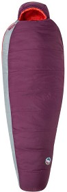 Kuva Big Agnes Blue Lake 25 FireLine Pro naisten makuupussi, Petite, violetti/punainen (oikeakätinen)