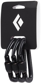 Kuva Black Diamond Hotforge Screwgate 3-pack Black -ruuvikarbiinit