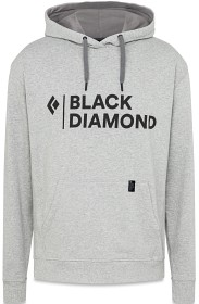 Kuva Black Diamond Stacked Logo Hoody huppari, vaaleanharmaa