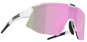 Kuva Bliz Breeze Matt White + Brown w Rose Multi + Spare lens Clear urheilulasit