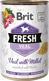 Kuva Brit Fresh Cans Veal with Millet 400 g