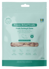 Kuva Buddy Freeze Dried Treat Raw Turkey & Tuna 100g makupalat