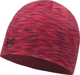 Kuva Buff Kids Lightweight Merino Wool Reversible Hat Wild Pink-Rusty