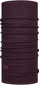 Kuva Buff Lightweight Merino Wool Solid merinovillainen tuubihuivi, tummanvioletti