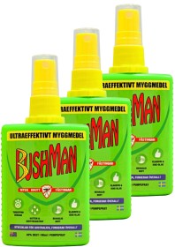 Kuva Bushman Pumpspray 90ml 3-pack