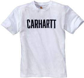 Kuva Carhartt M's Block Logo T-Shirt S/S White