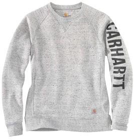 Kuva Carhartt Clarksburg Crewneck Sweatshirt naisten paita, vaaleanharmaa