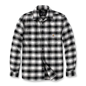 Kuva Carhartt M's Flannel L/S Plaid Shirt Malt