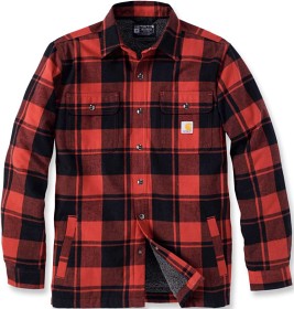 Kuva Carhartt Flannel Sherpa-Lined Shirt Jacket flanellipaita, punainen