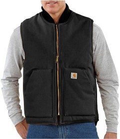 Kuva Carhartt M's Insulated Rib Collar liivi Carhartt® musta