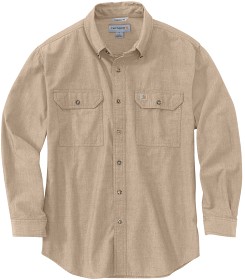 Kuva Carhartt Loose Chambray L/S Shirt paita, Dark Tan Chambray