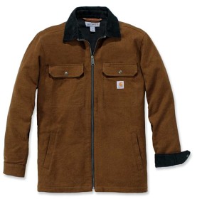 Kuva Carhartt Pawnee Zip Shirt takki, ruskea