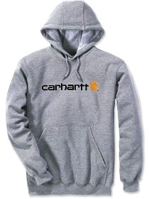 Kuva Carhartt Signature Logo Sweatshirt huppari, vaaleanharmaa