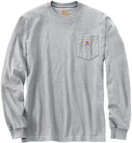 Kuva Carhartt Workwear Pocket pitkähihainen t-paita, harmaa