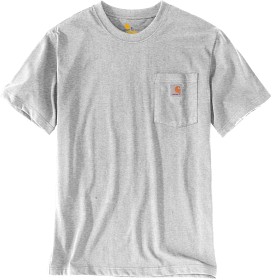 Kuva Carhartt Workwear Pocket S/S T-Shirt puuvillainen t-paita, harmaa