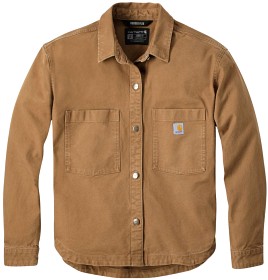 Kuva Carhartt Heavyweight Duck Overshirt naisten paita, Carhartt® Brown