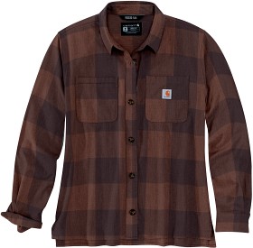 Kuva Carhartt Midweight Flannel L/S Plaid Shirt naisten flanellipaita, Blackberry