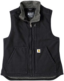 Kuva Carhartt Sherpa Lined Mock Neck Vest naisten liivi, Black