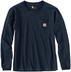 Kuva Carhartt Workw Pocket L/S T-Shirt naisten pusero, tummansininen